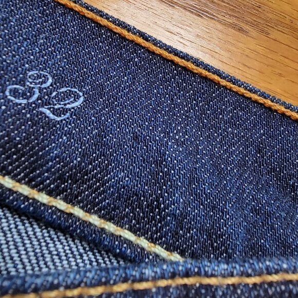 Levi’s Capital E Skimmer Low Skinny Jeans size 32 dark wash - Picture 7 of 11